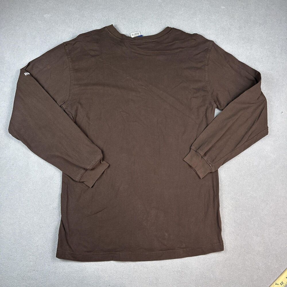Cleveland Browns Shirt Youth XL NFL Football Long Sleeve Reebok Cotton Crew CLE - Picture 7 of 8